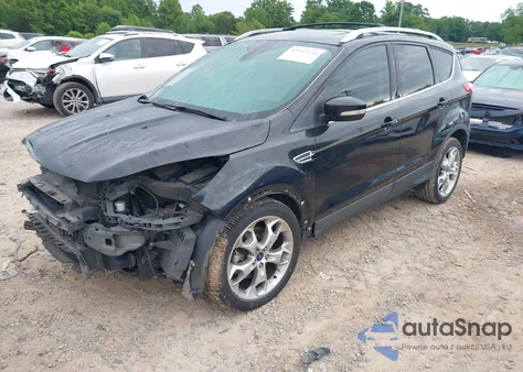2014 Ford Escape Titanium из США, поврежденный, VIN 1FMCU0J92EUE55037